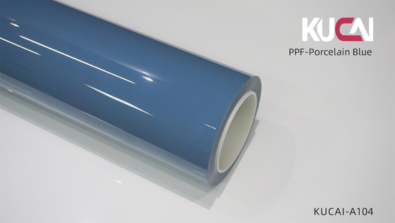 TPU Porselen Warna Biru PPF Cat Mobil Pelindung Film Anti Goresan Self-Healing