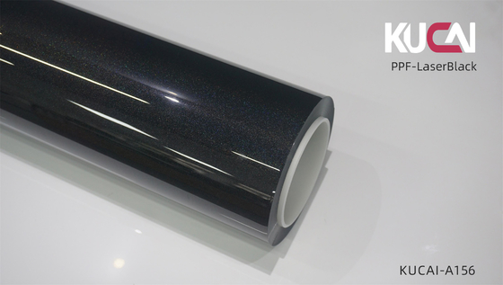 Anti Scratch Laser Black Paint Protection Film High Gloss atau Matte Finish 7.5Mil