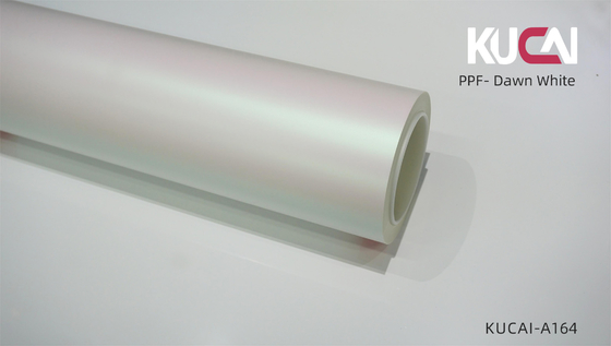 5ftx49ft Matte Paint Protection Film Dawn Warna Putih, TPU Otomotif PPF