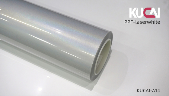 TPU Laser Warna Putih PPF Wrap Auto Paint Pelindung Film Ketebalan 7.5Mil